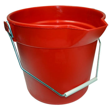 Heavy-Duty Pail - Red 10qt