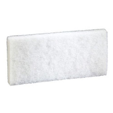3M™ Doodlebug™ Cleaning Pad - White 4.6"x10"
