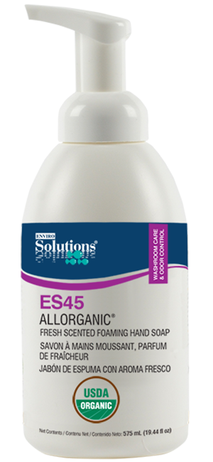 Enviro-Solutions® ES45 ALLORGANIC Fresh-Scented Foaming Hand Soap - 575mL