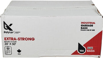 Garbage Bags - Ex-Strong - Black - 35" x 50"