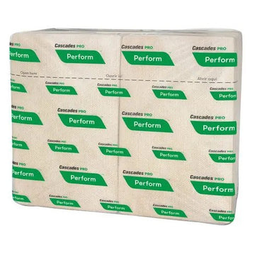 Cascades PRO Perform® Interfold Napkins for Tandem - Natural 1-Ply 16x376 Sheets