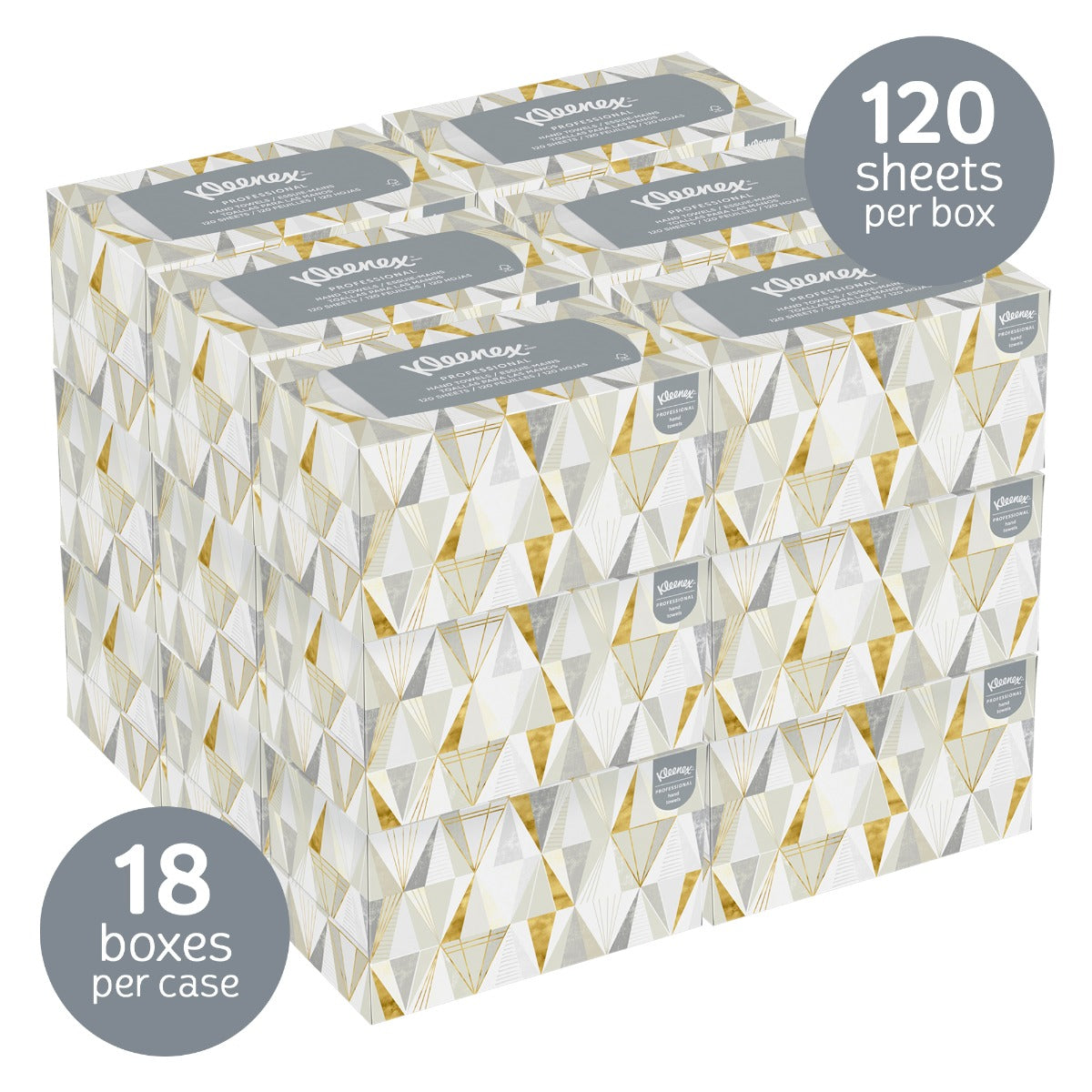 Kleenex® Pop-Up Box Folded Hand Towels - White 18x120 Sheets — image 3