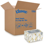 Kleenex® Pop-Up Box Folded Hand Towels - White 18x120 Sheets