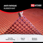 Red Rubber - Terracotta Anti-Fatigue Mat - 36