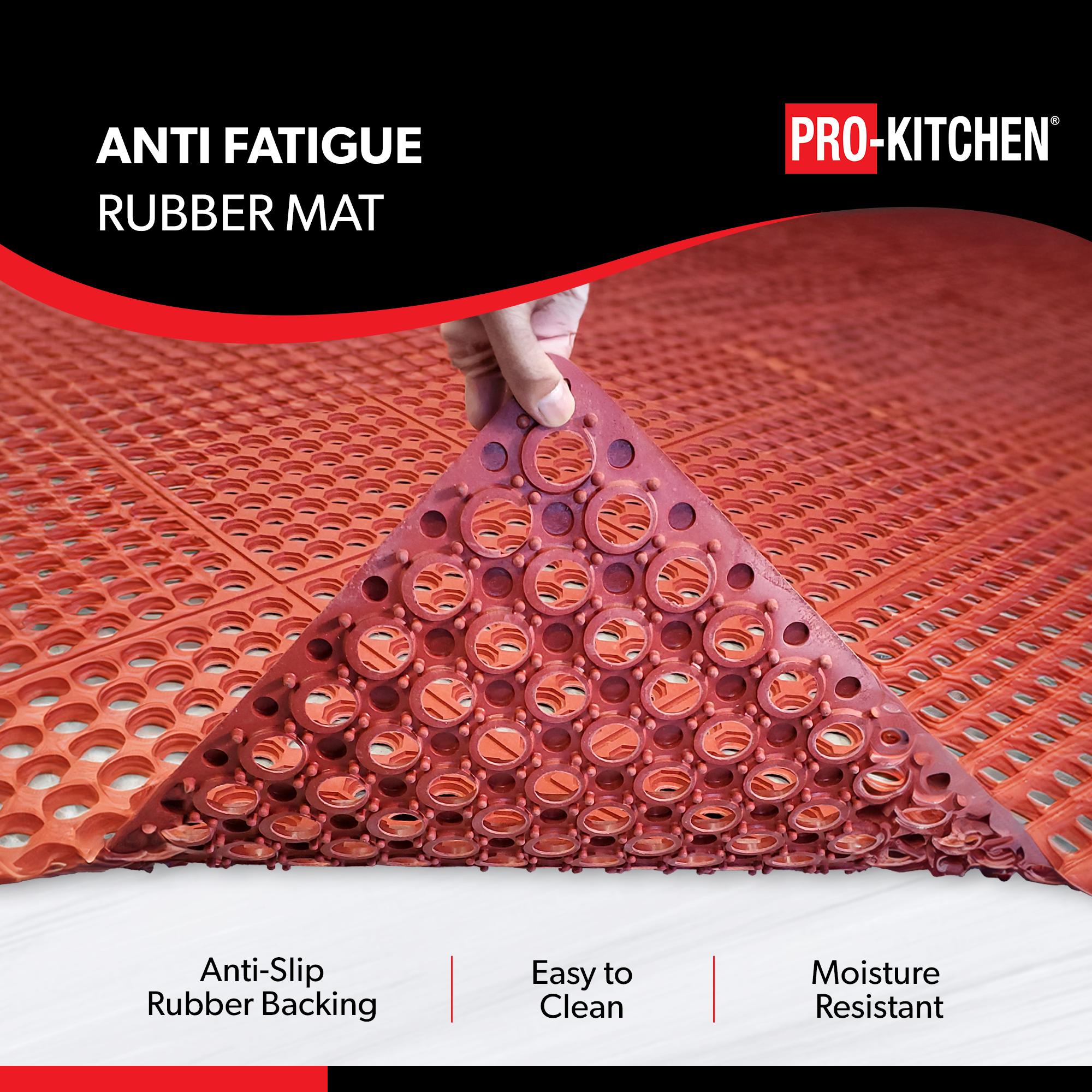 Red Rubber - Terracotta Anti-Fatigue Mat - 36"x60" — image 8