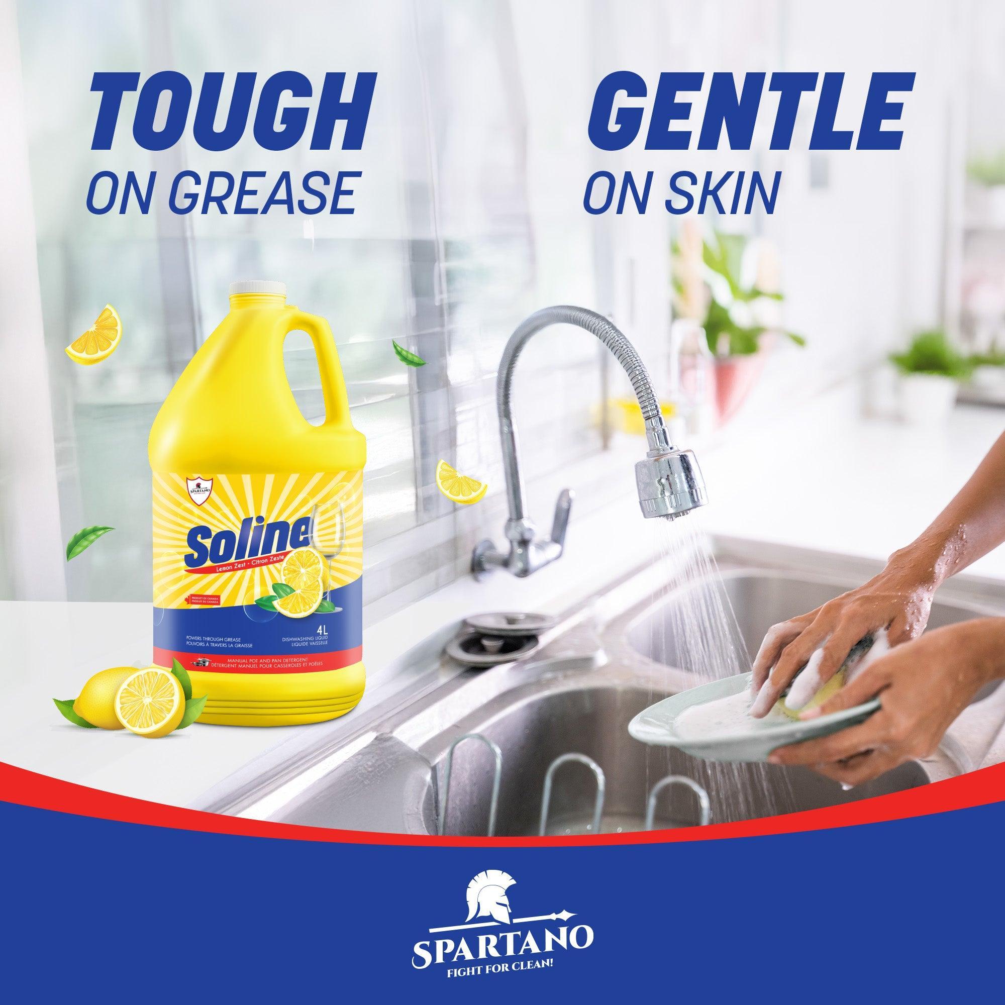Soline - Hand Dishwashing Liquid - Lemon — image 3