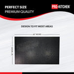 Black Rubber Anti-Fatigue Mat - 36