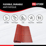 Red Rubber Mat-Terracotta-Grease Resistant-36