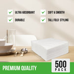 1 Ply Lunch Napkins 1/4 Fold - White - LNAP01