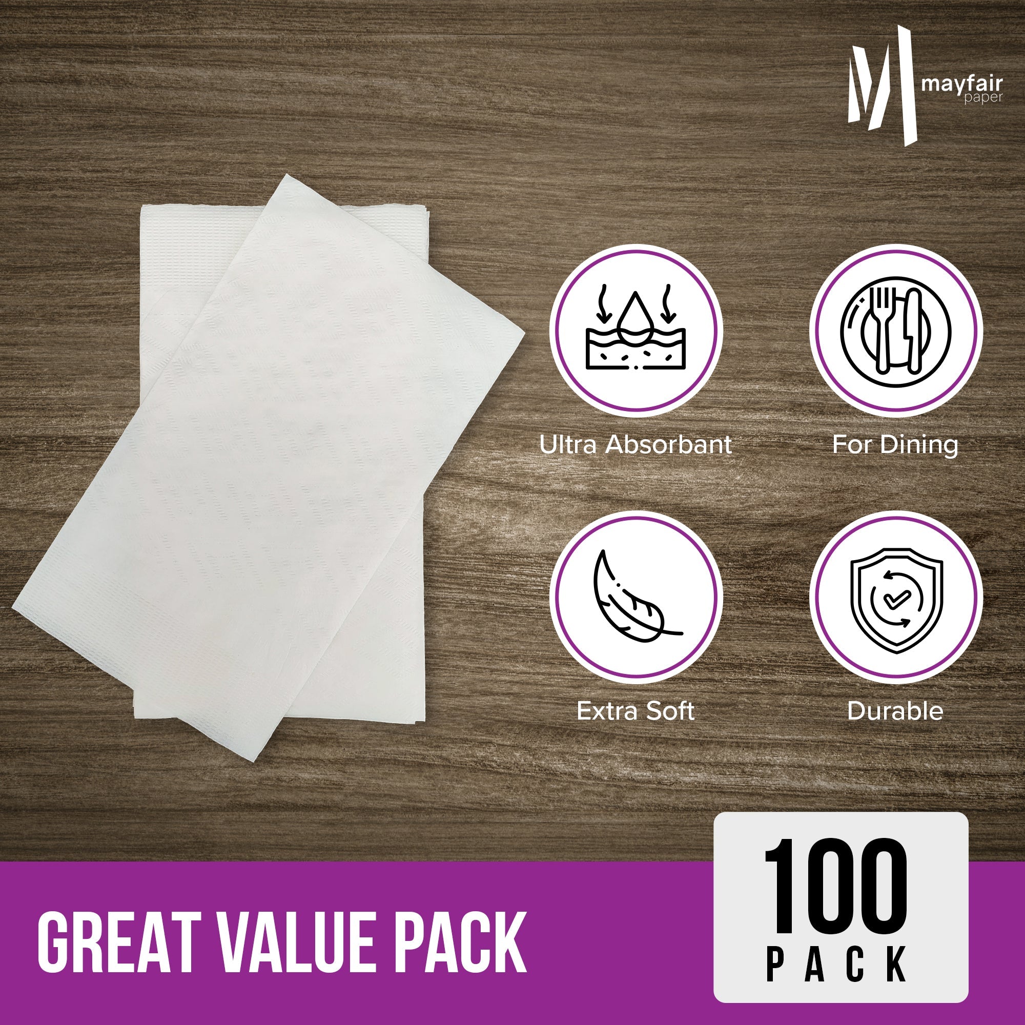 Airlaid Guest Towel Napkins - 12"x17"-31216/GT5 — image 5