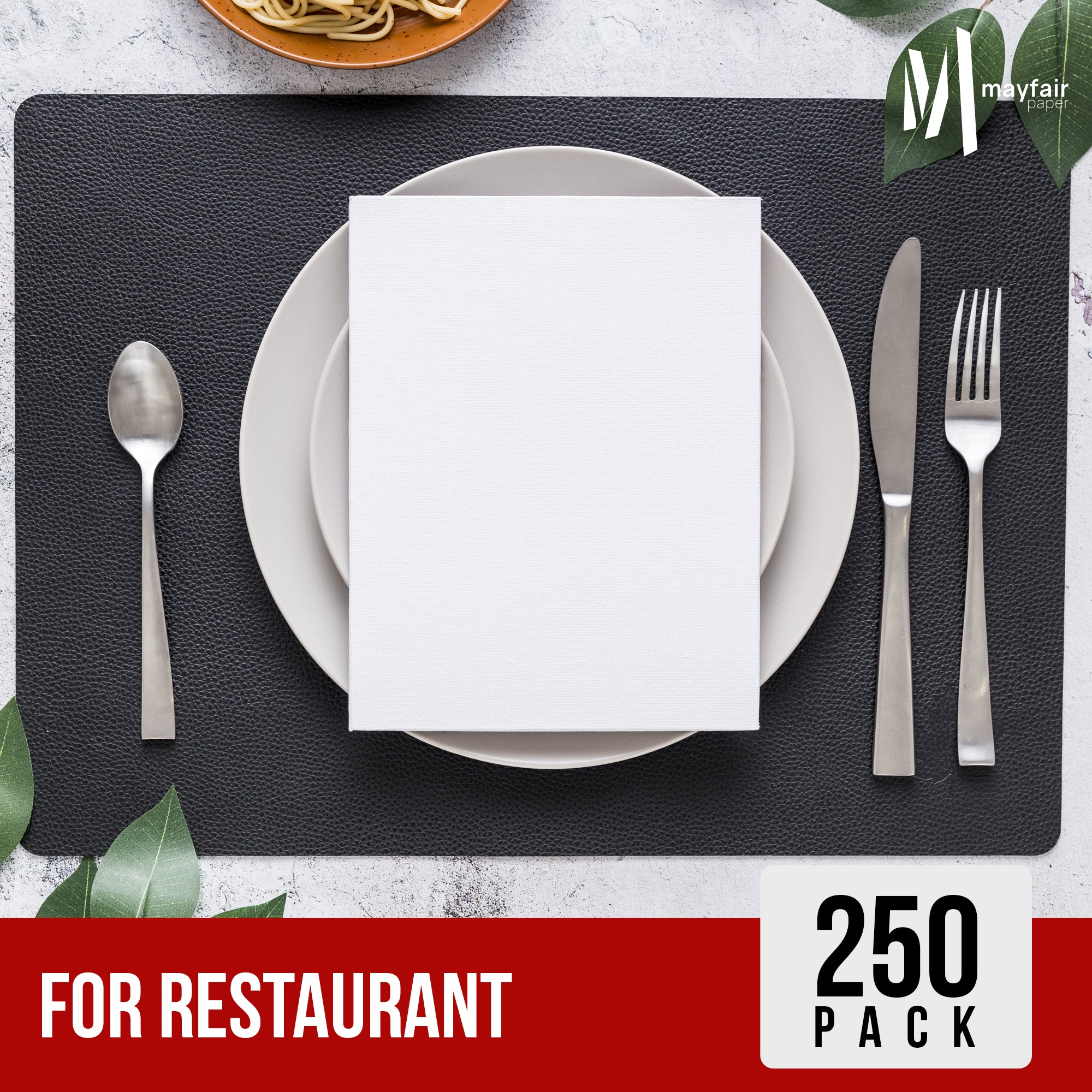 1 Ply Dinner Napkins 1/8 Fold - White - DNAP01 — image 9