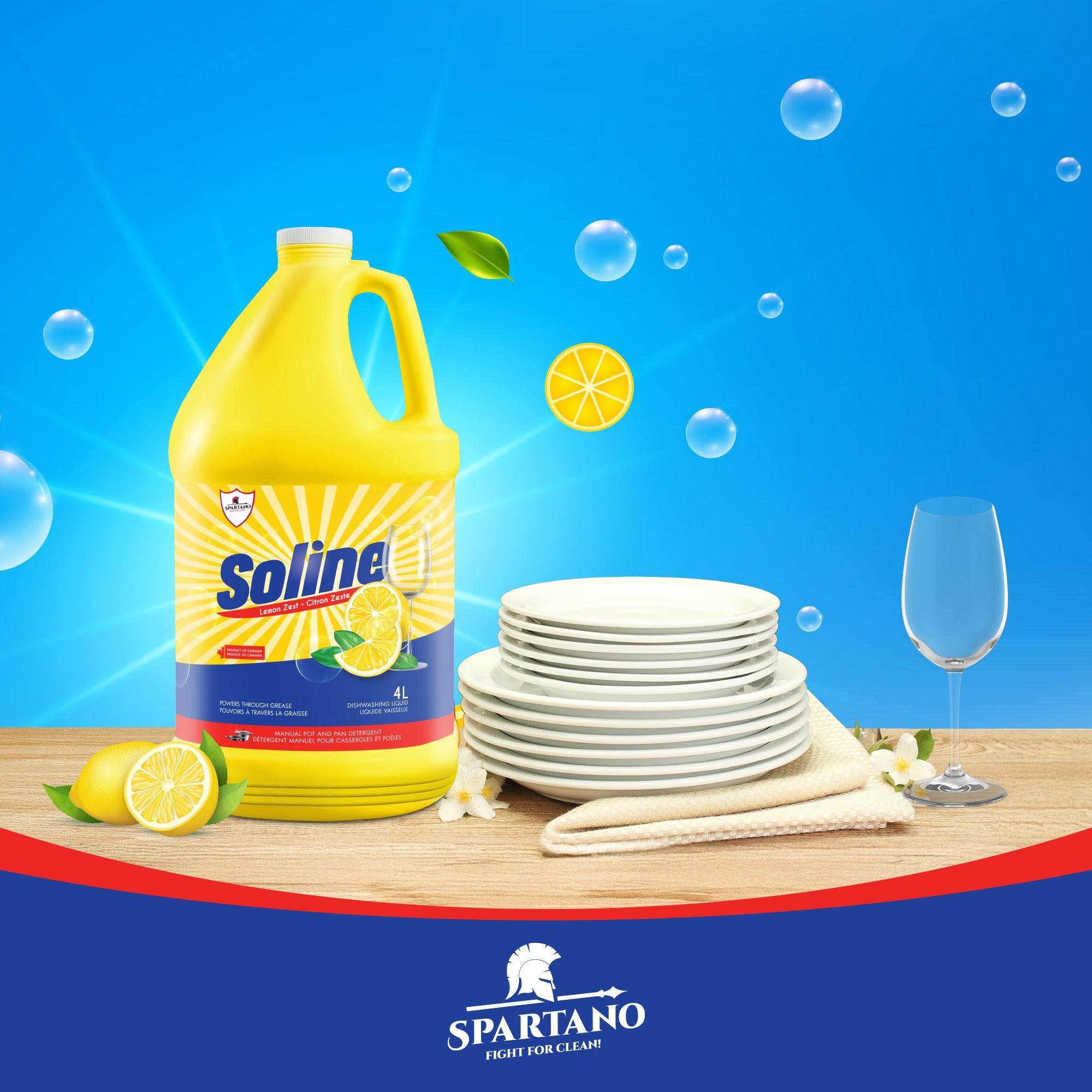 Soline - Hand Dishwashing Liquid - Lemon — image 8