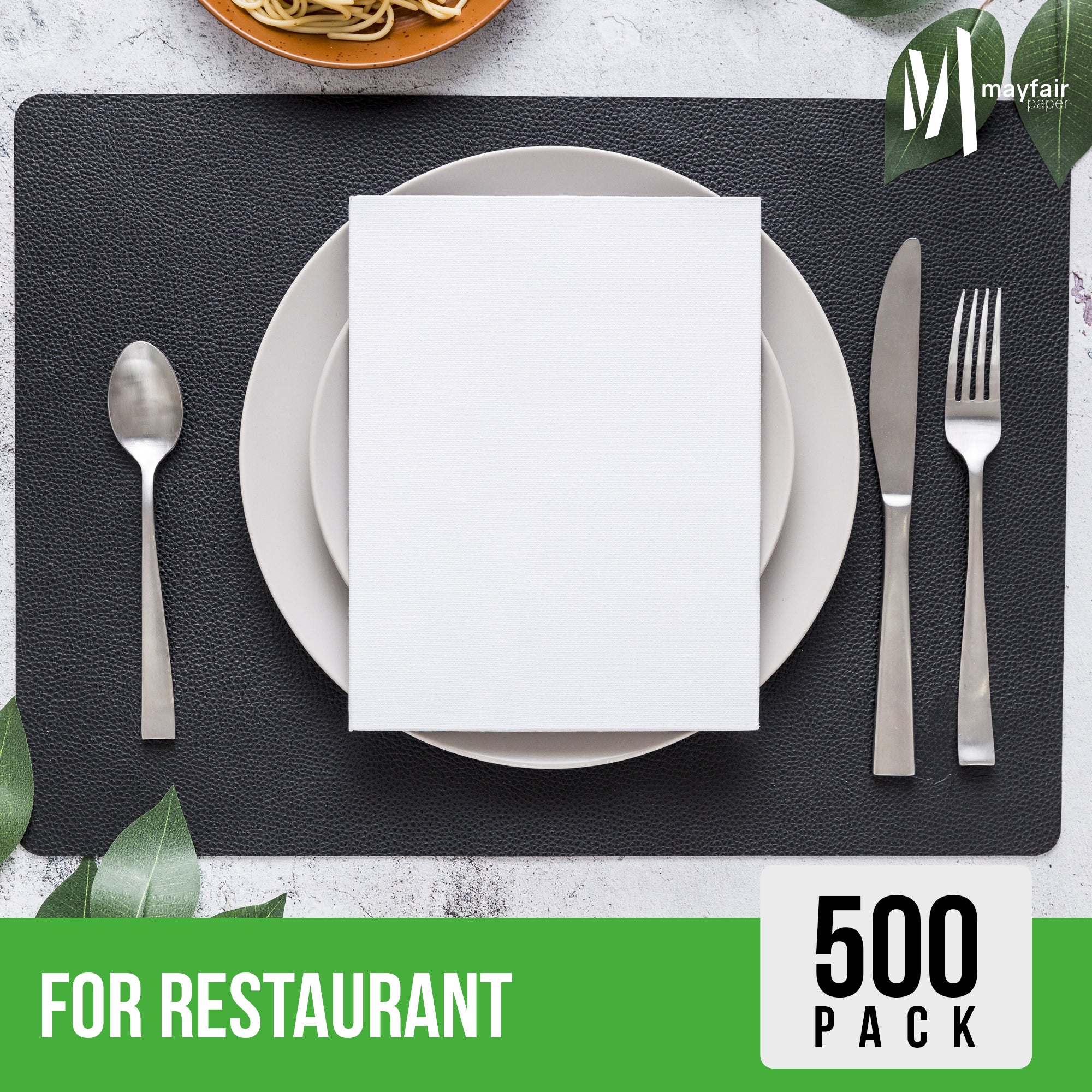 1 Ply Lunch Napkins 1/4 Fold - White - LNAP01 — image 9
