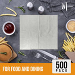 1 Ply Junior Dispenser Napkins 1/6 Fold - White - JDN01
