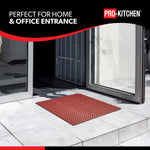Red Rubber Mat-Terracotta-Grease Resistant-36