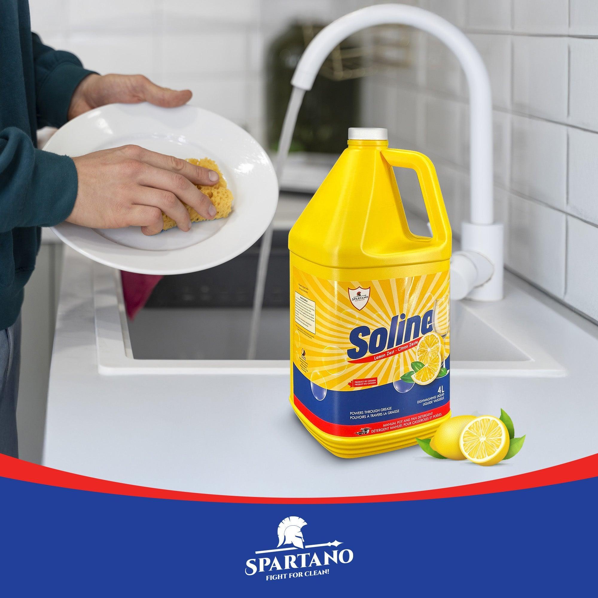 Soline - Hand Dishwashing Liquid - Lemon — image 5