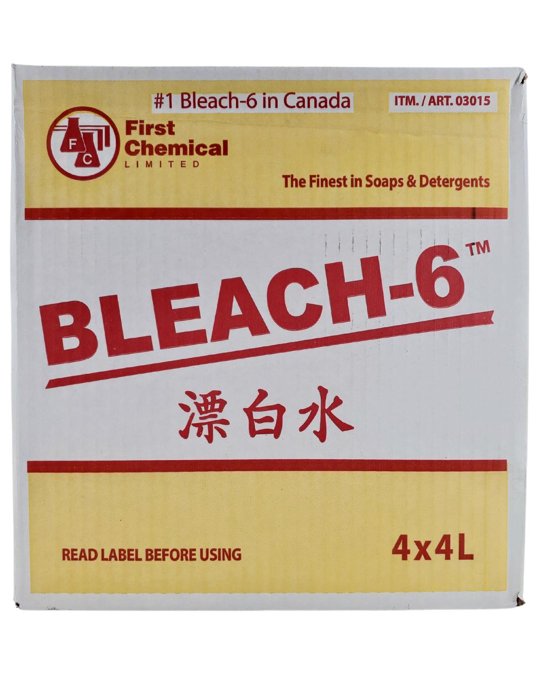 First Chemical - Bleach-6 - Usage Instructions