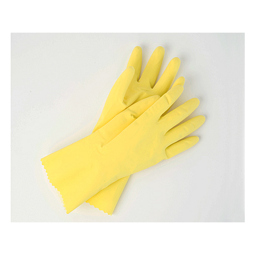 Chemical Resistant Latex Gloves, Yellow 16 mil, Pair