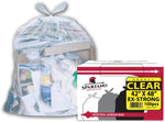 Garbage Bags - Ex-Strong - Clear - 42