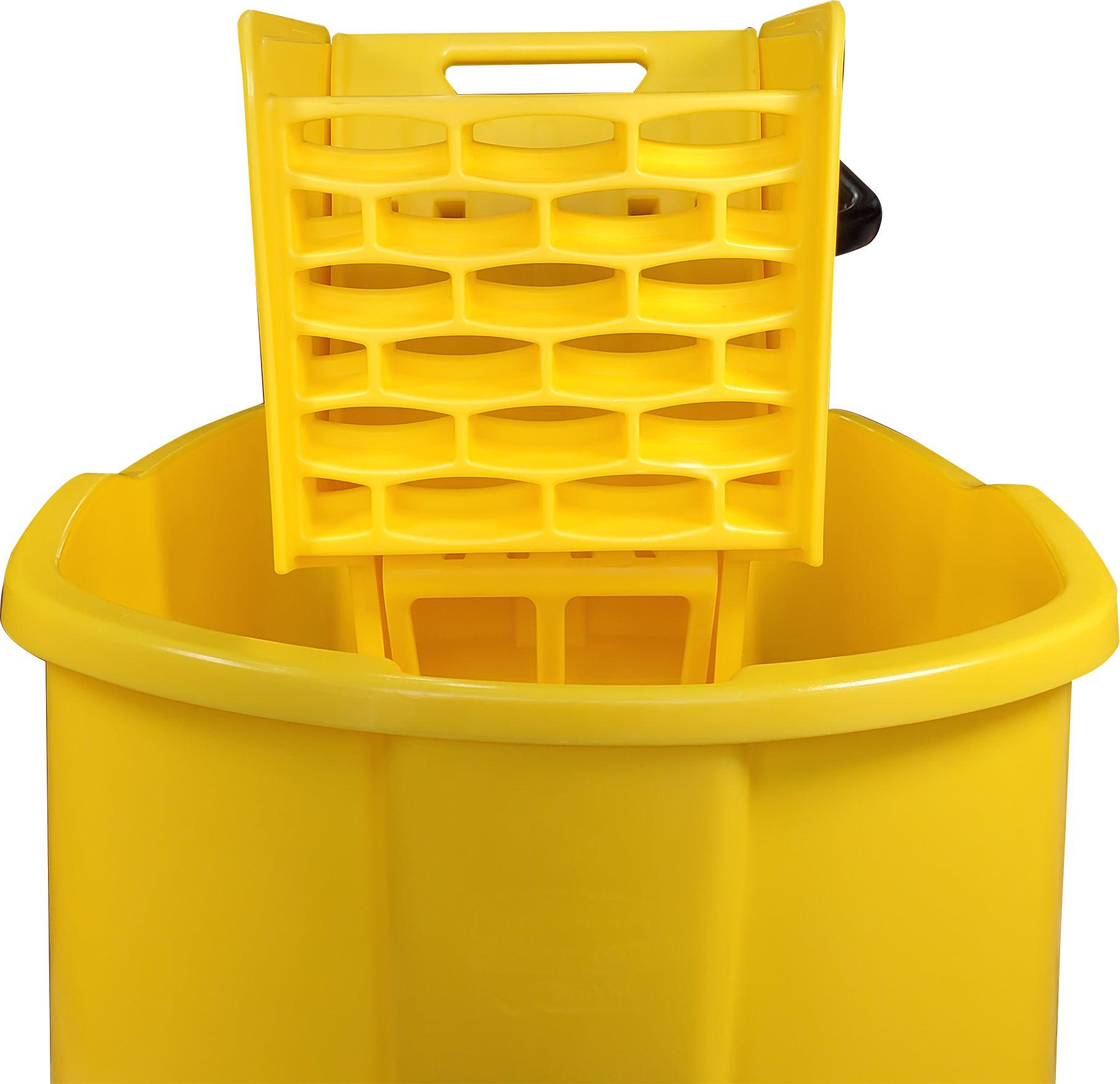 Rubbermaid Wavebreak - 35qt Side Press Mop Bucket Wringer - Ru7580 — image 7