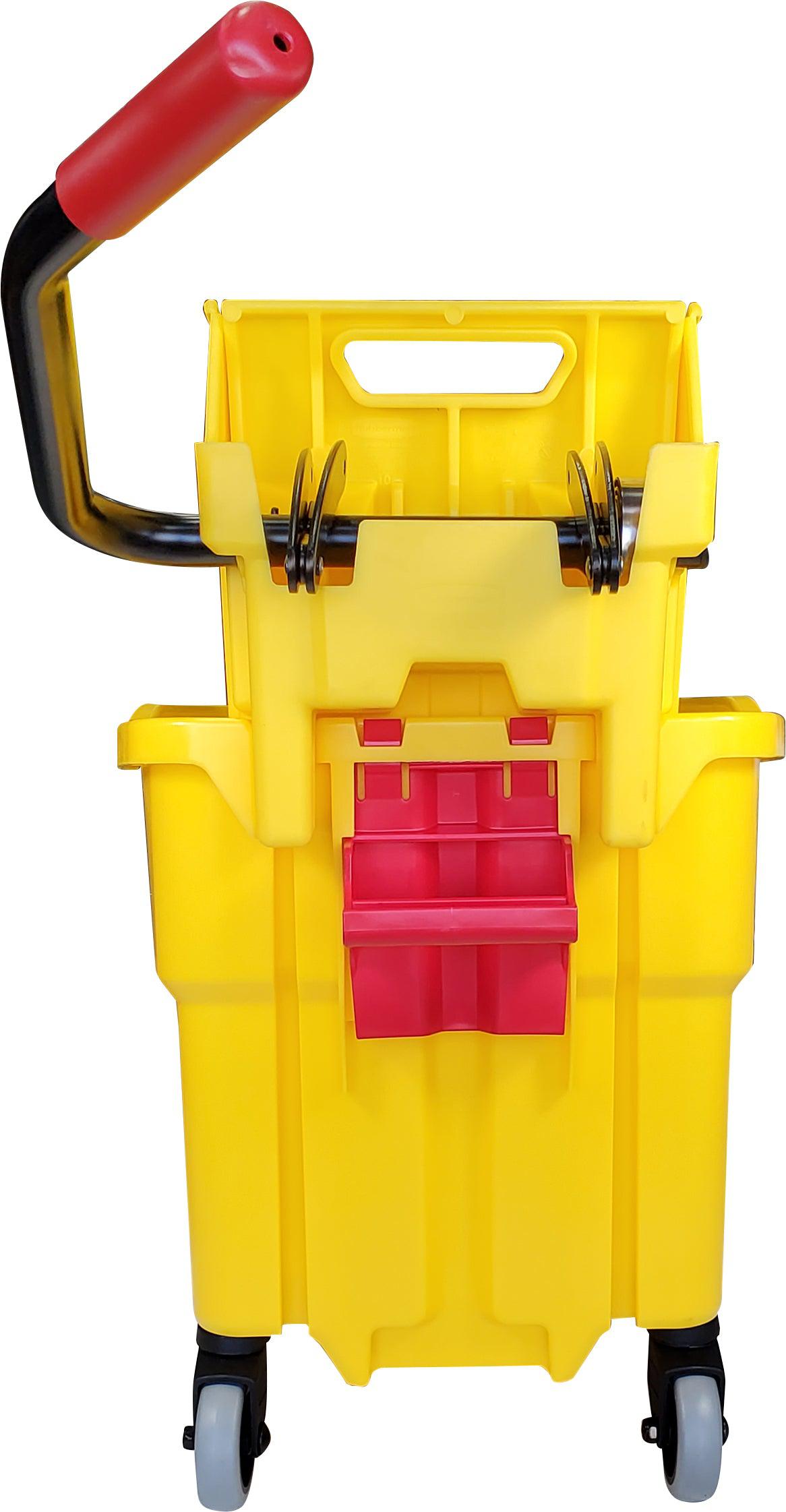 Rubbermaid Wavebreak - 35qt Side Press Mop Bucket Wringer - Ru7580 — image 2