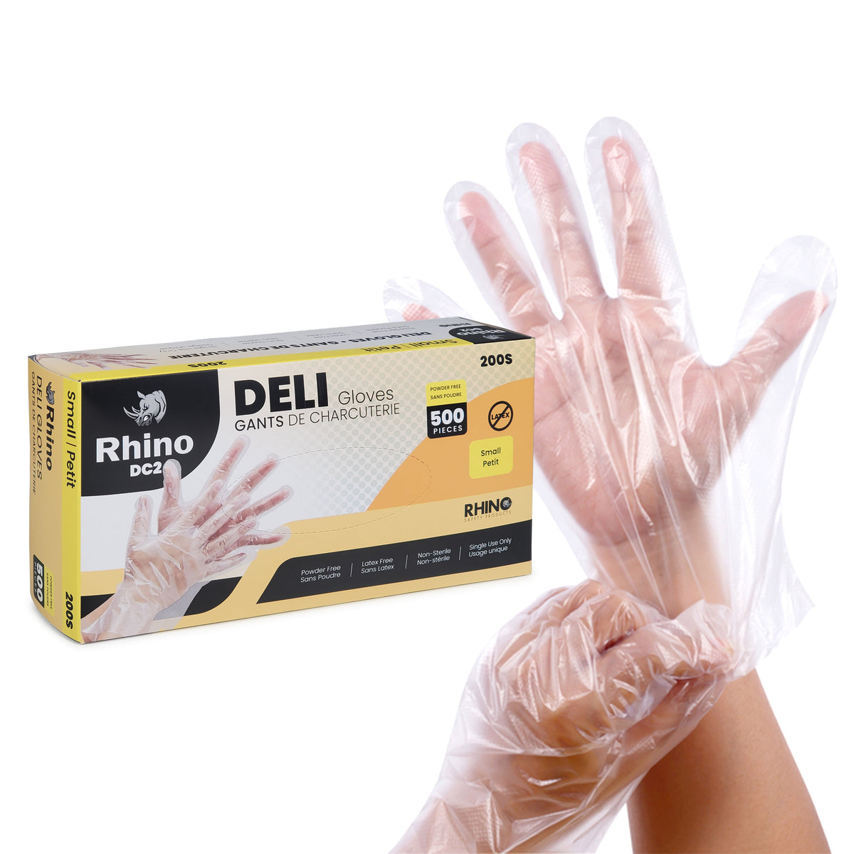 Clear Deli Gloves - Small - 200S