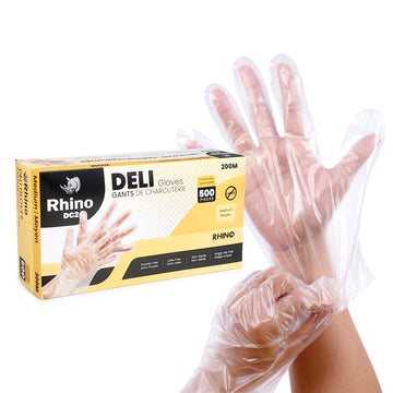 Clear Deli Gloves - Medium - 200M