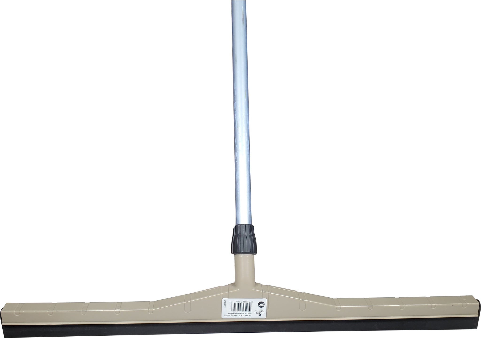 30" Plastic Floor Squeegee w/Aluminium Handle — image 1