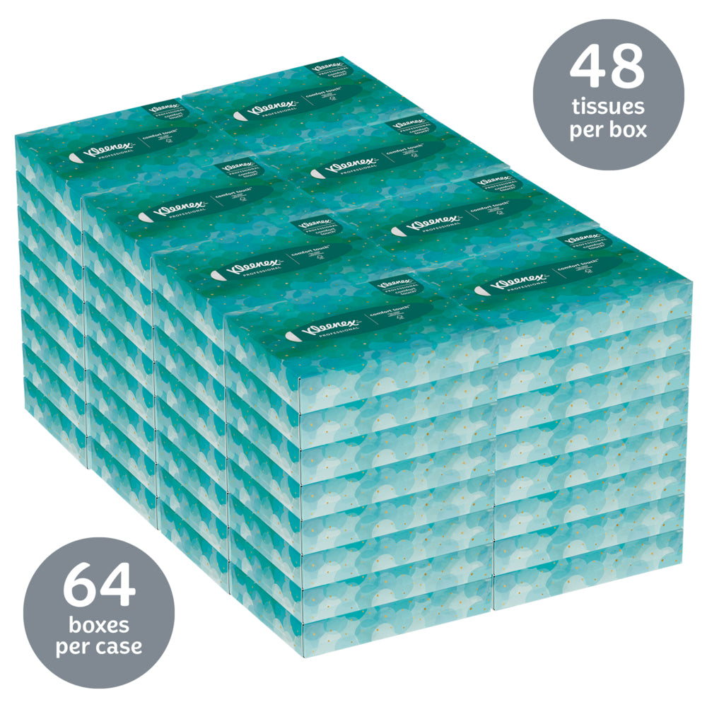 Kleenex® Professional Facial Tissue for Business - White 2-Ply 64x48 Sheets — image 3