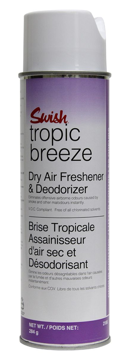 Swish Tropic Breeze Air Freshener & Deodorizer - Aerosol 369g
