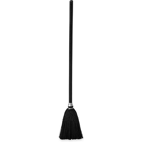 Executive Series™ Wood Handle Lobby Broom - Black