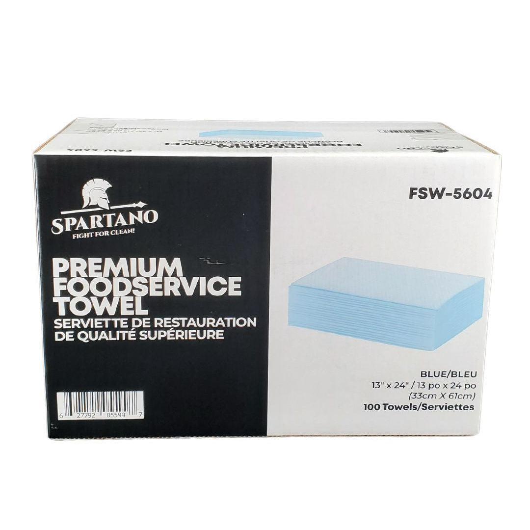 13"x24" Premium Foodservice Towel - Blue — image 3