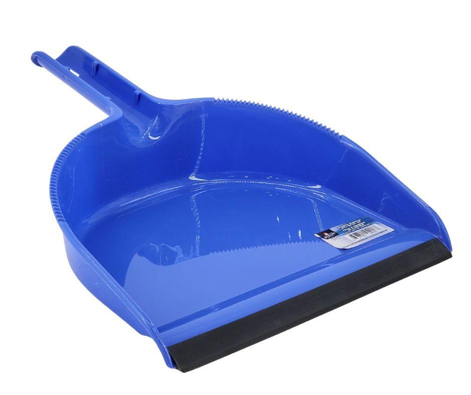 Plastic Dustpan with Brush Set - Blue - 4918 — image 5