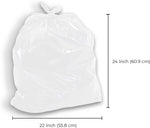 Garbage Bags - Regular - White - 22