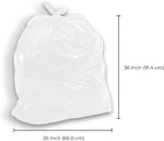 Garbage Bags - Strong - White - 26