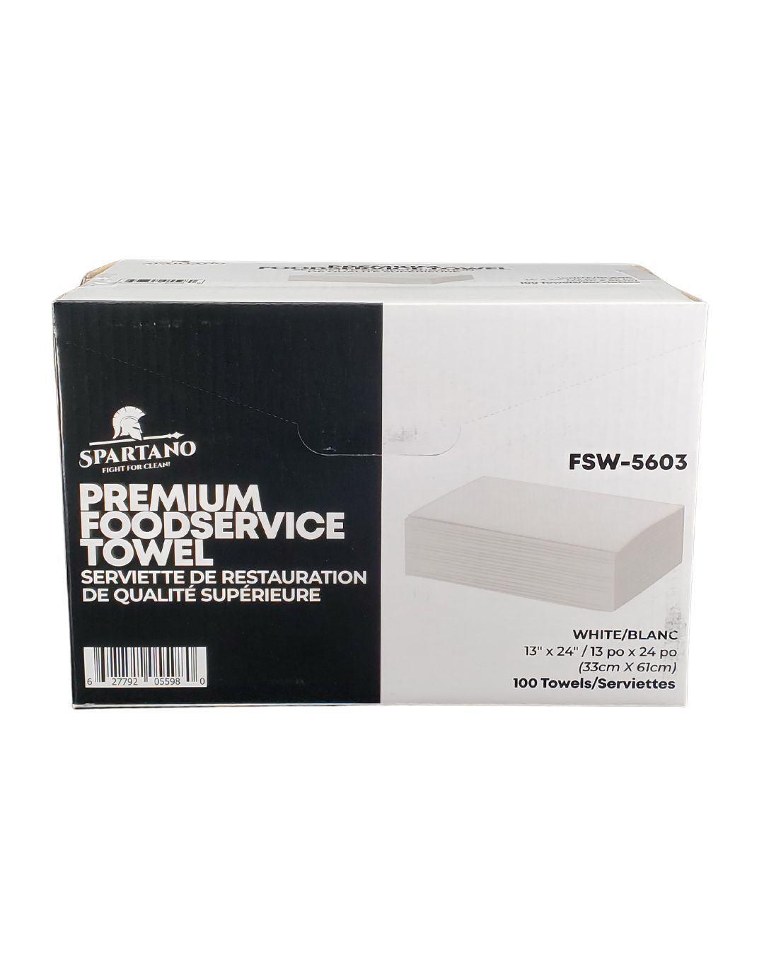 13"x24" Premium Foodservice Towel - White — image 2