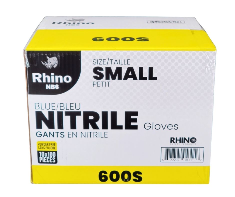 Blue Nitrile Gloves - Small - 600S — image 7