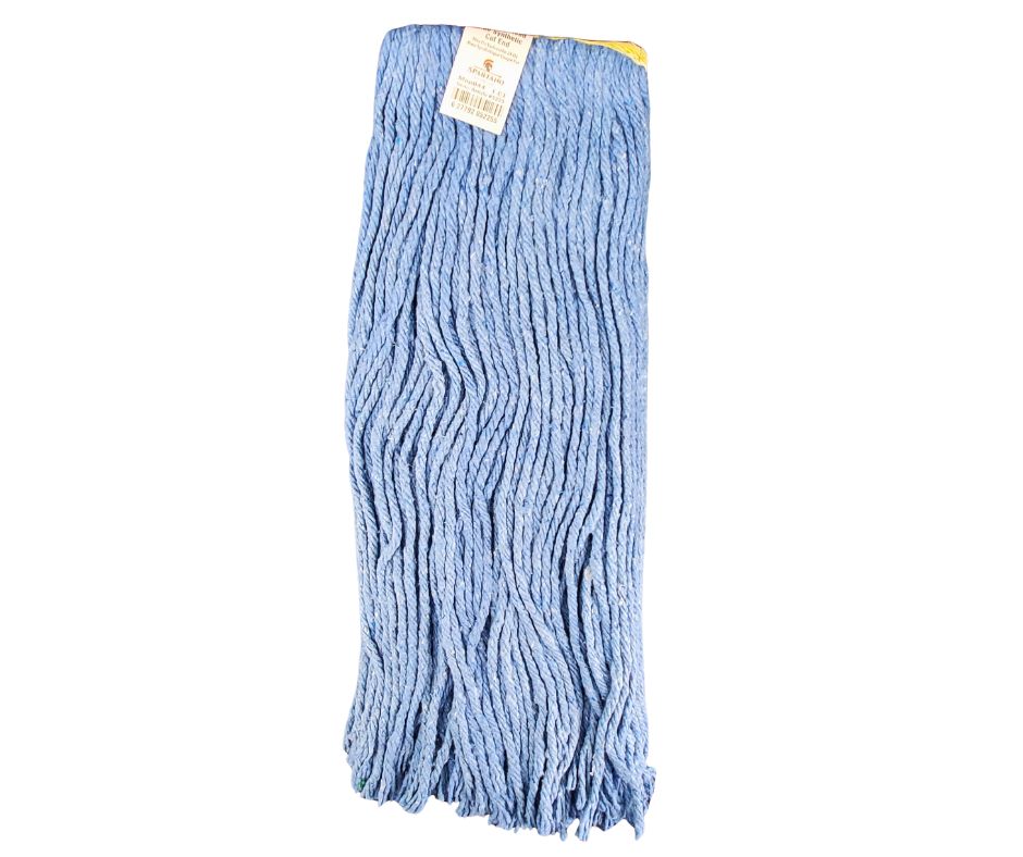 24oz Blue Synthetic Cut-End Mop Head — image 2