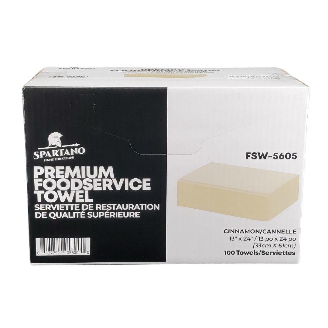 13"x24" Premium Foodservice Towel - Cinnamon — image 2