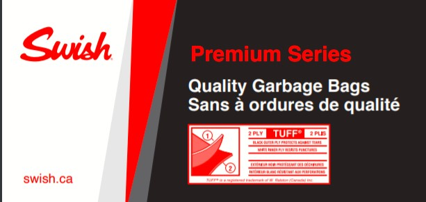 Swish® Premium Garbage Bags - Black 30"x38" — image 2