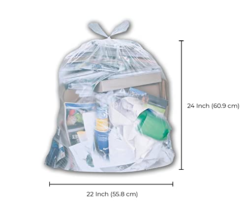 Garbage Bags - Regular - Clear - 22" x 24" — image 2