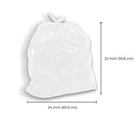 Garbage Bags - Regular - White - 24