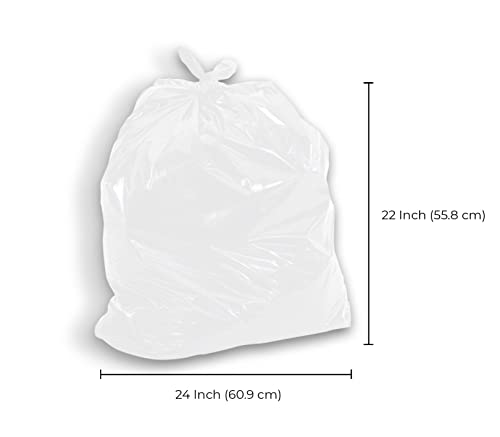 Garbage Bags - Regular - White - 24" x 22" — image 2