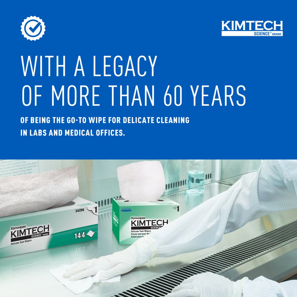 Kimtech Science™ Delicate Task Wipes - White 1-Ply 30x286 Sheets — image 4