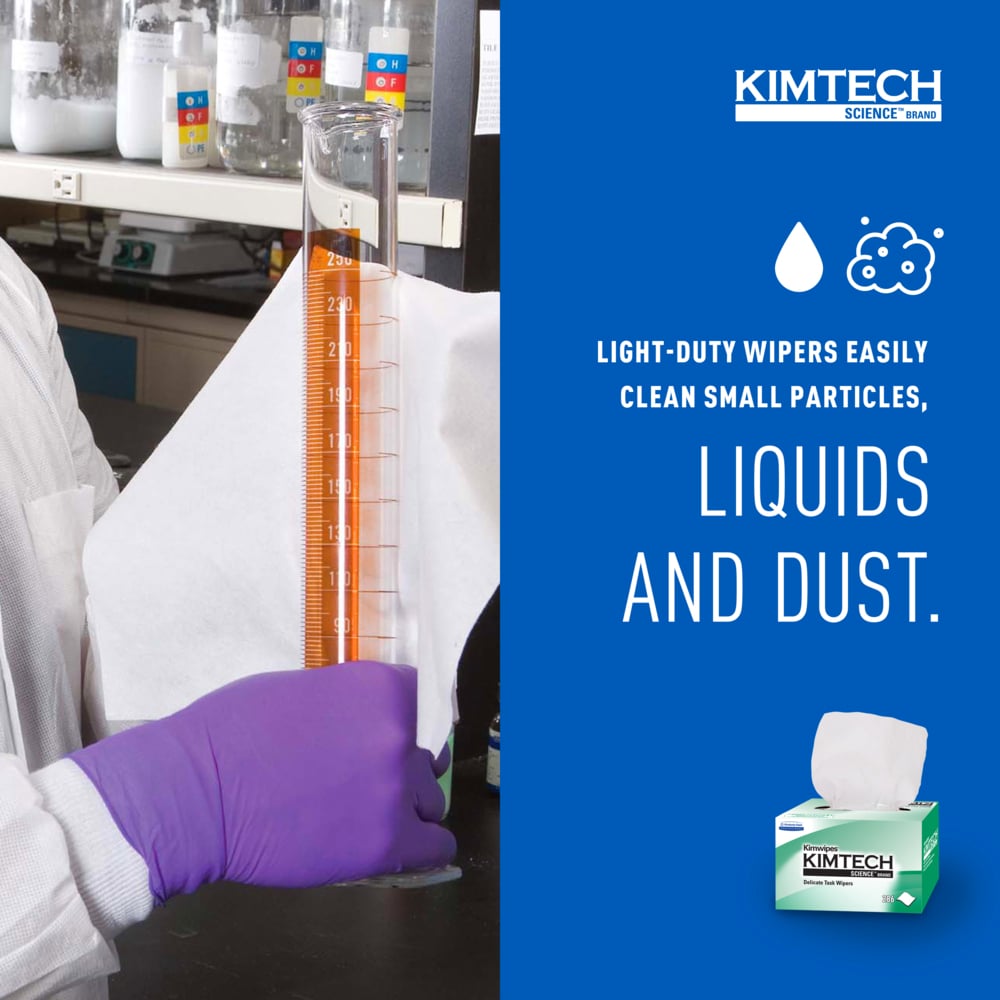 Kimtech Science™ Delicate Task Wipes - White 1-Ply 30x286 Sheets — image 7