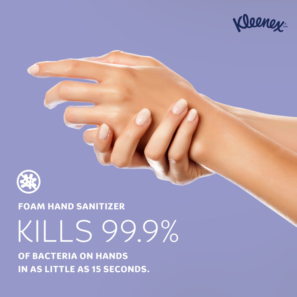 Kleenex® Ultra Moisturizing Foam Hand Sanitizer - 2x1.2L — image 6