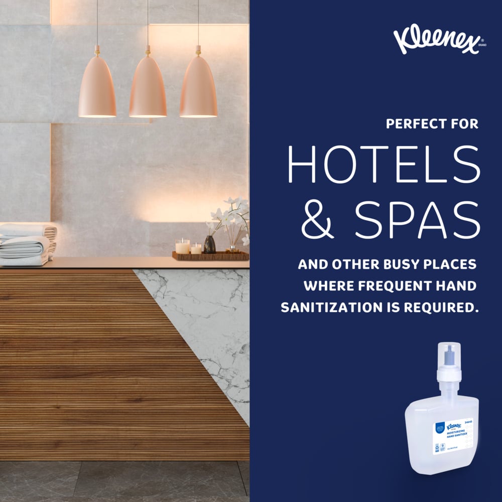 Kleenex® Ultra Moisturizing Foam Hand Sanitizer - 2x1.2L — image 8