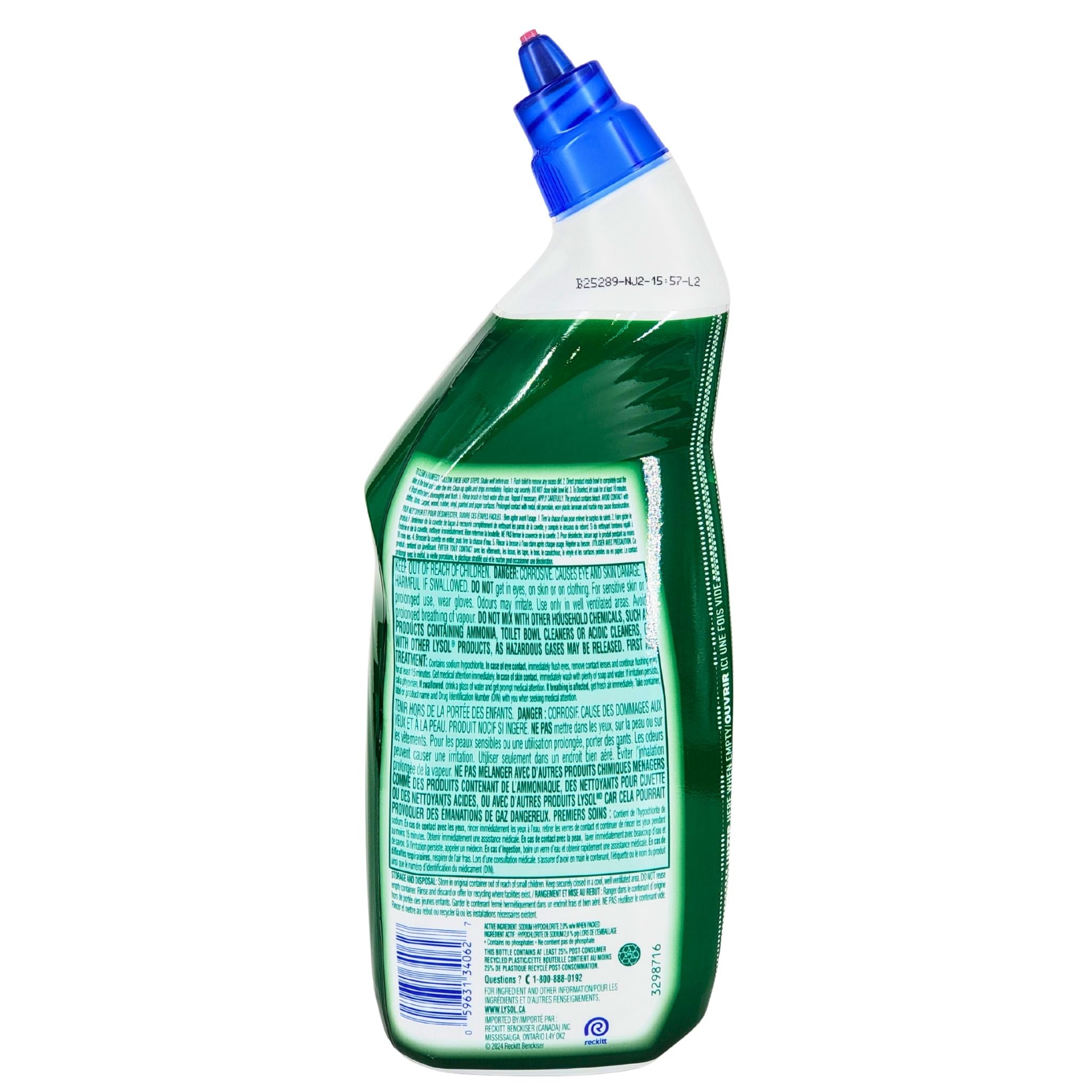 Lysol Toilet Cleaner - w/Bleach — image 3