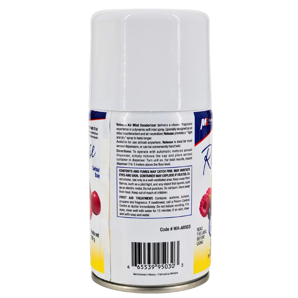 M2 - Air-Mist Refill - Cherry/Berry - WA-AR503 - Usage Instructions