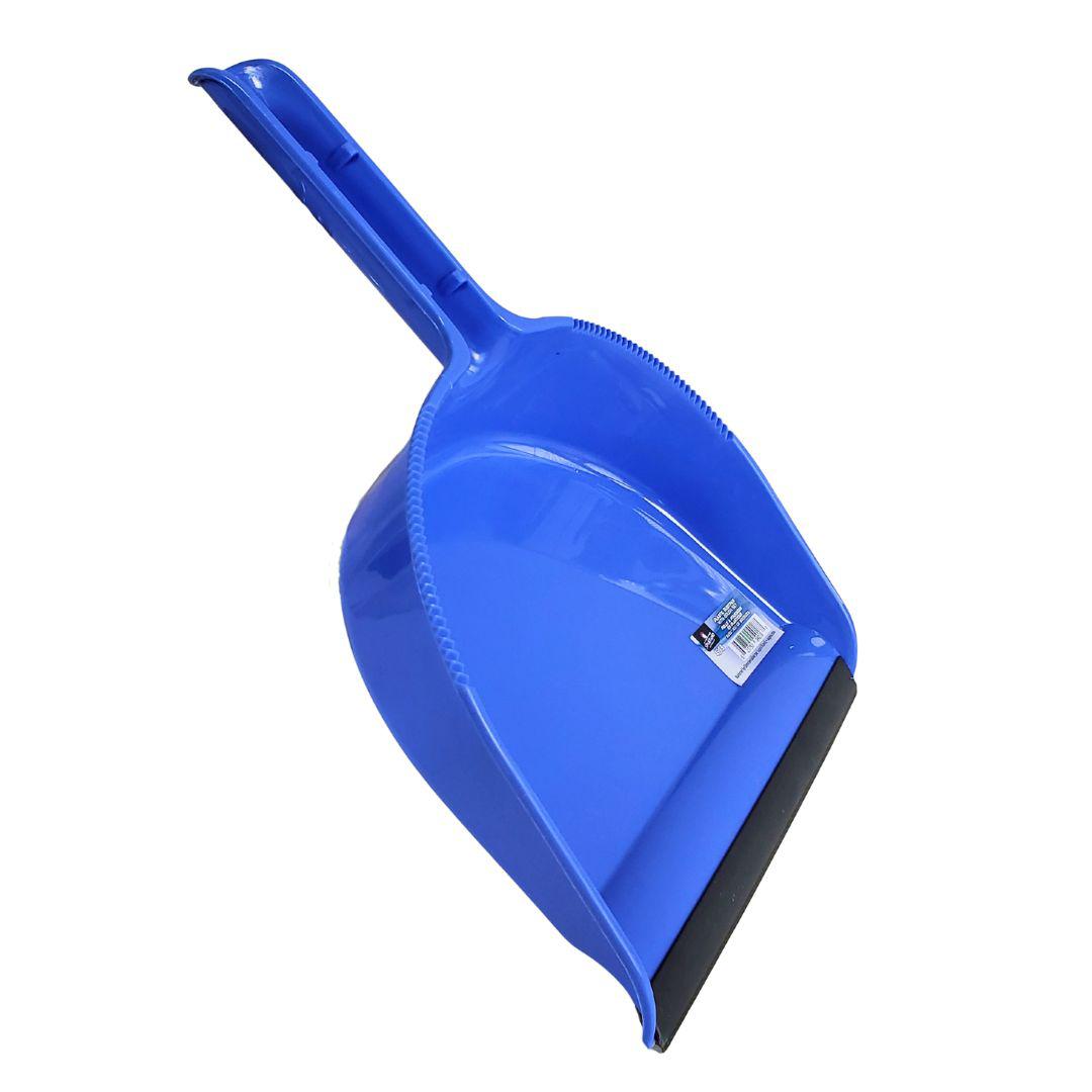 Plastic Dustpan with Brush Set - Blue - 4918 — image 6